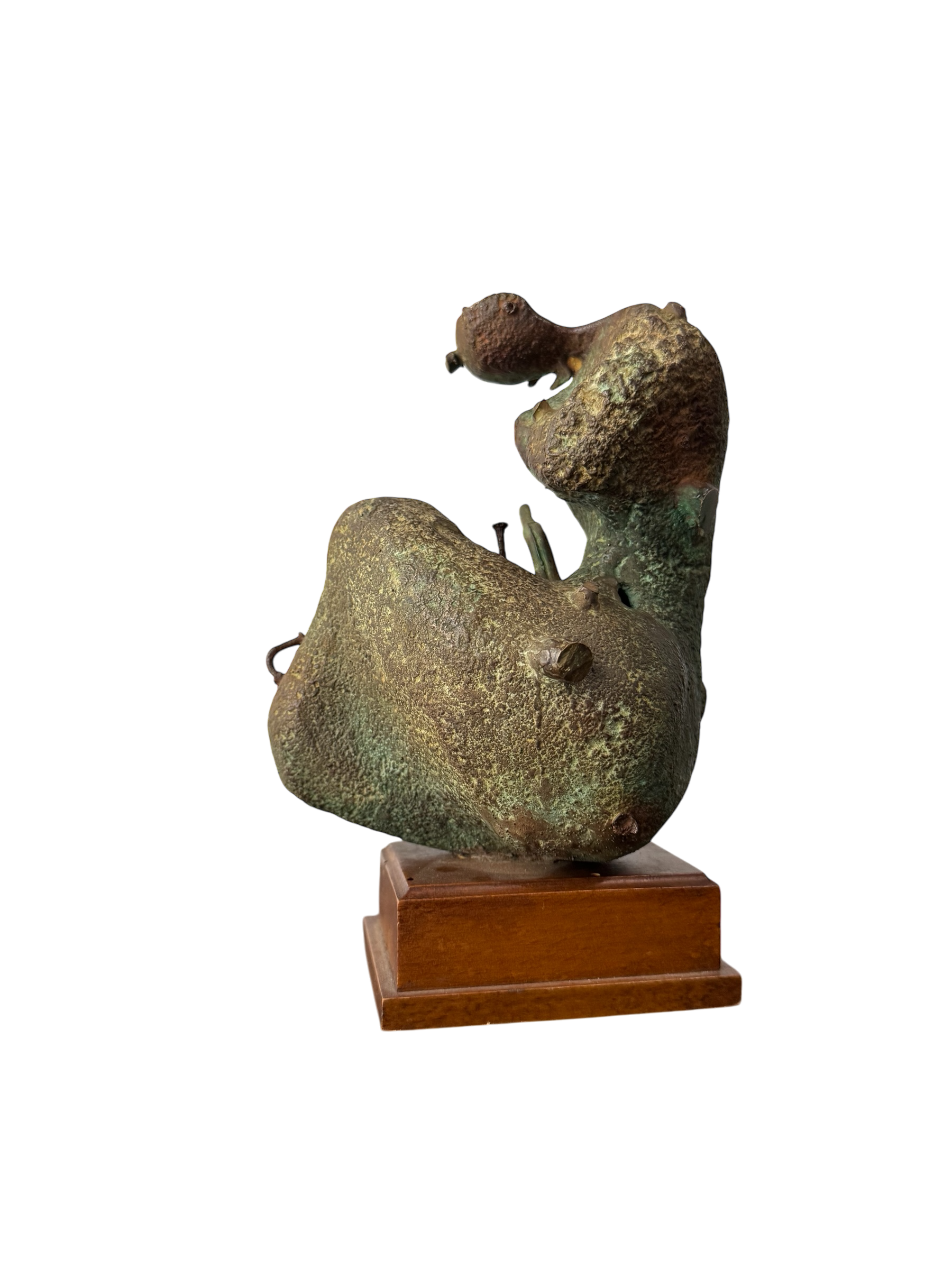 Spanish Mid Century Bronze Brutalist Sculpture