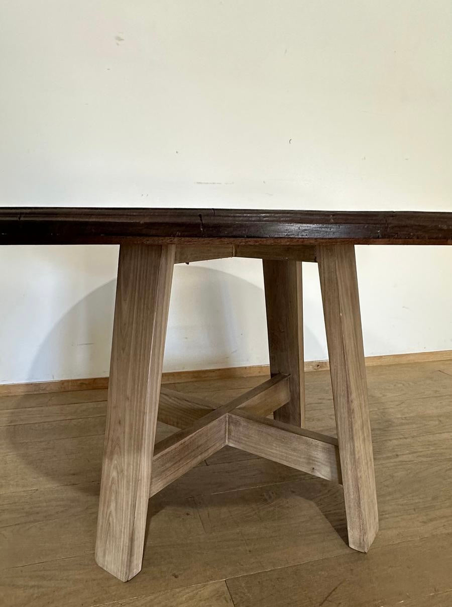 Limited Edition 18th Century Walnut Top Dining table