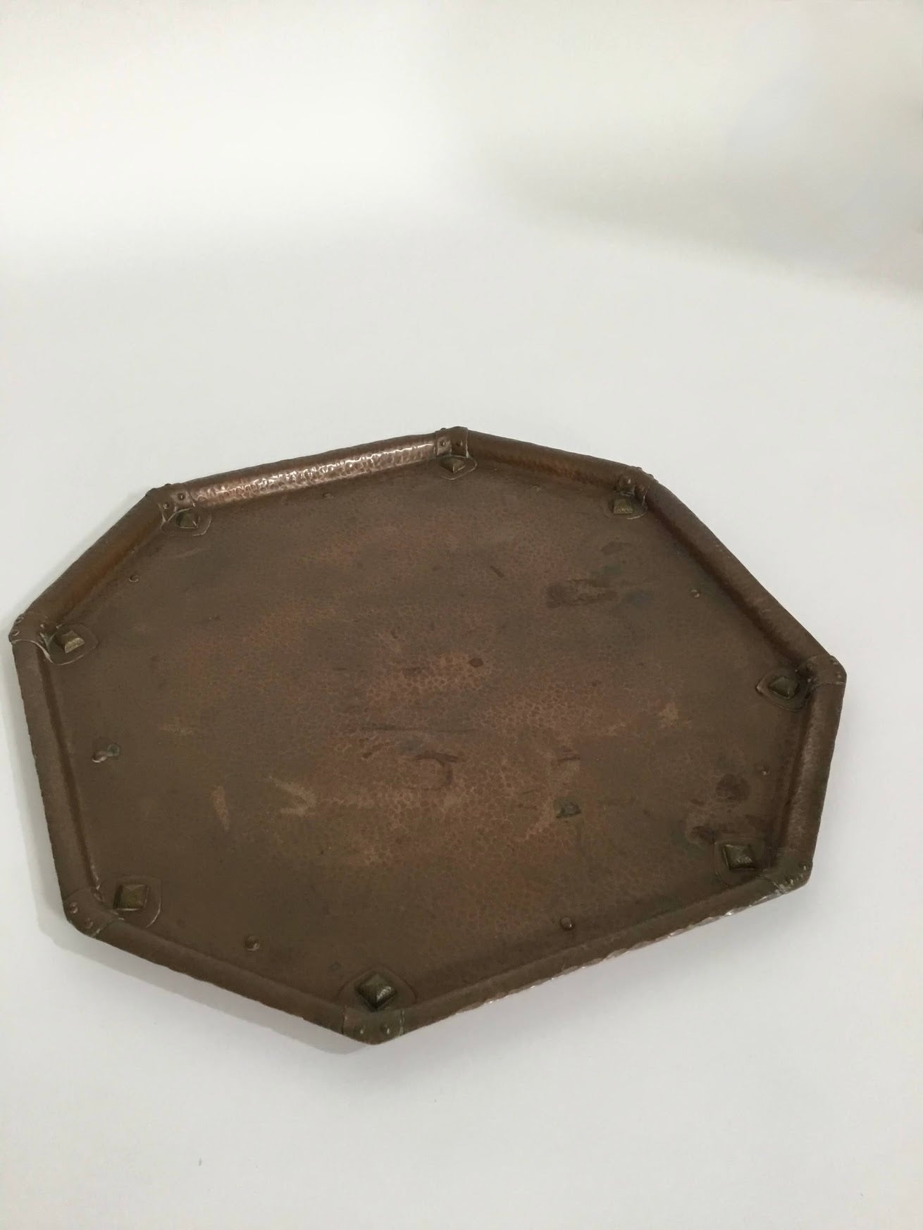 Hand Hammered Copper Tray