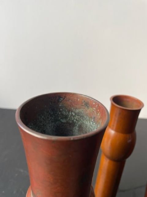 Set of (3)Japanese Bronze Vases