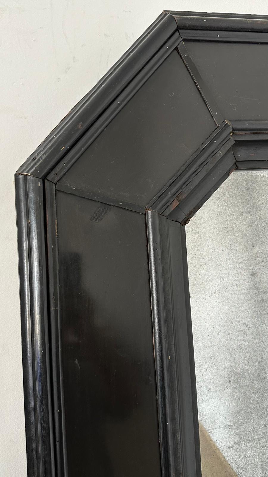 Huge 19th Century Italian Mirror with Stone Inset ( Pair Available)