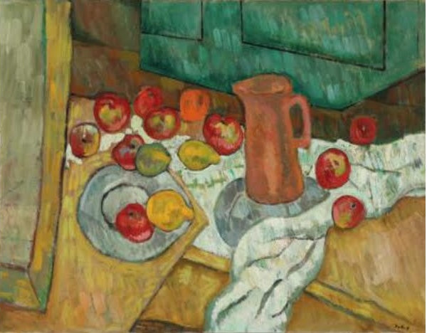 Vintage Danish Still Life by painter Johannes Carstensen