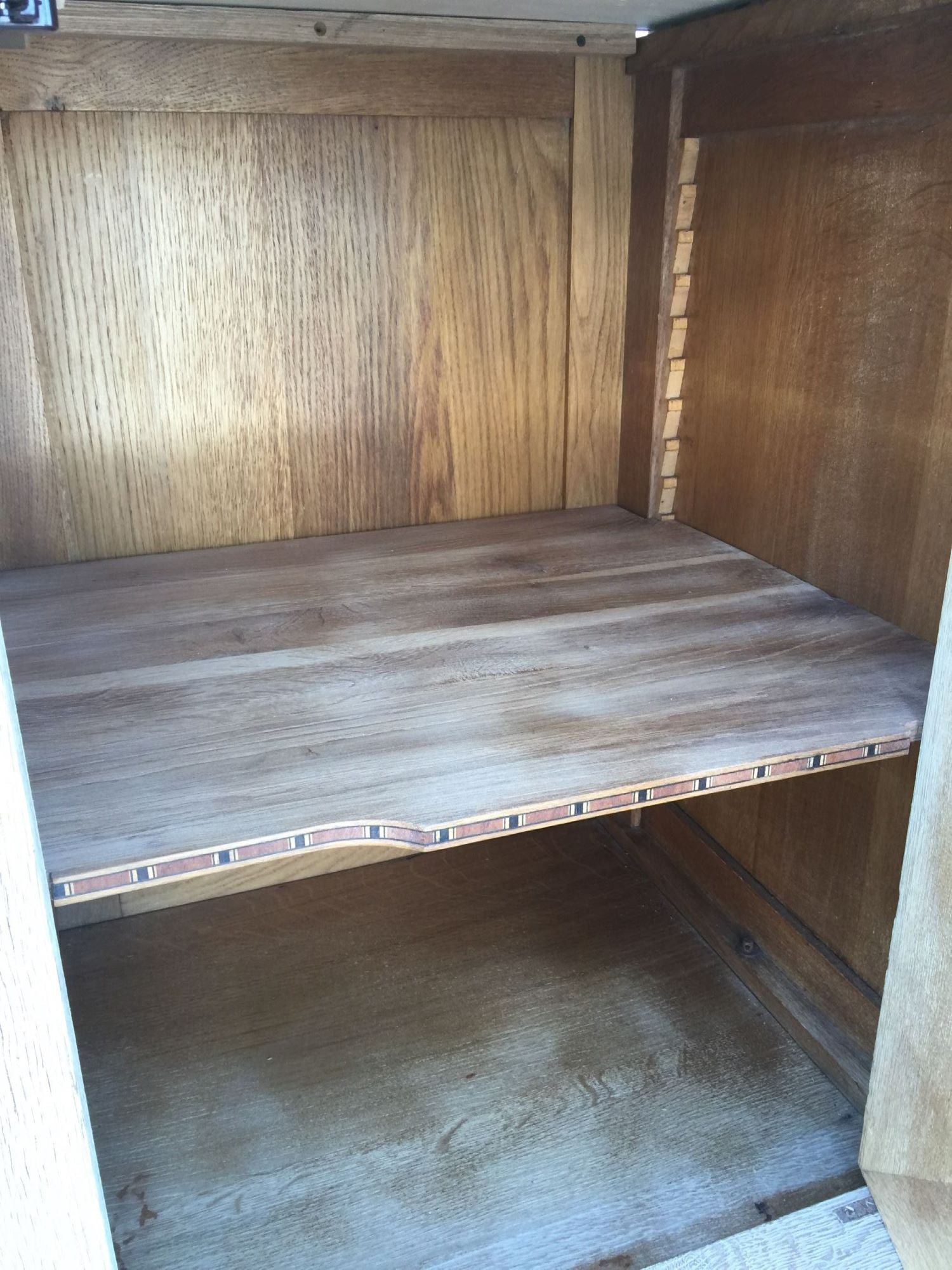 French Oak Buffet  with Cement Top