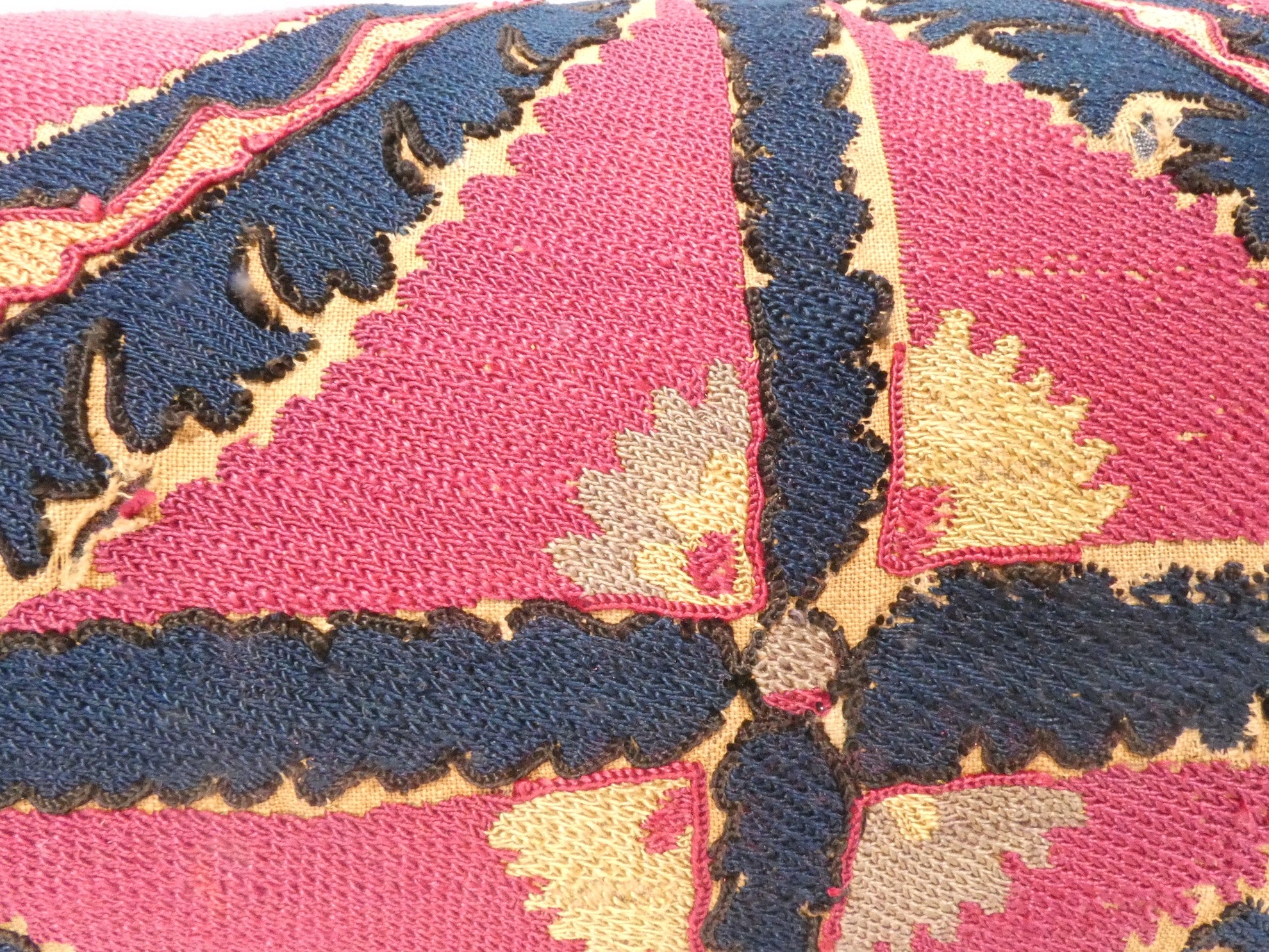 Antique Suzani Textile Pillow