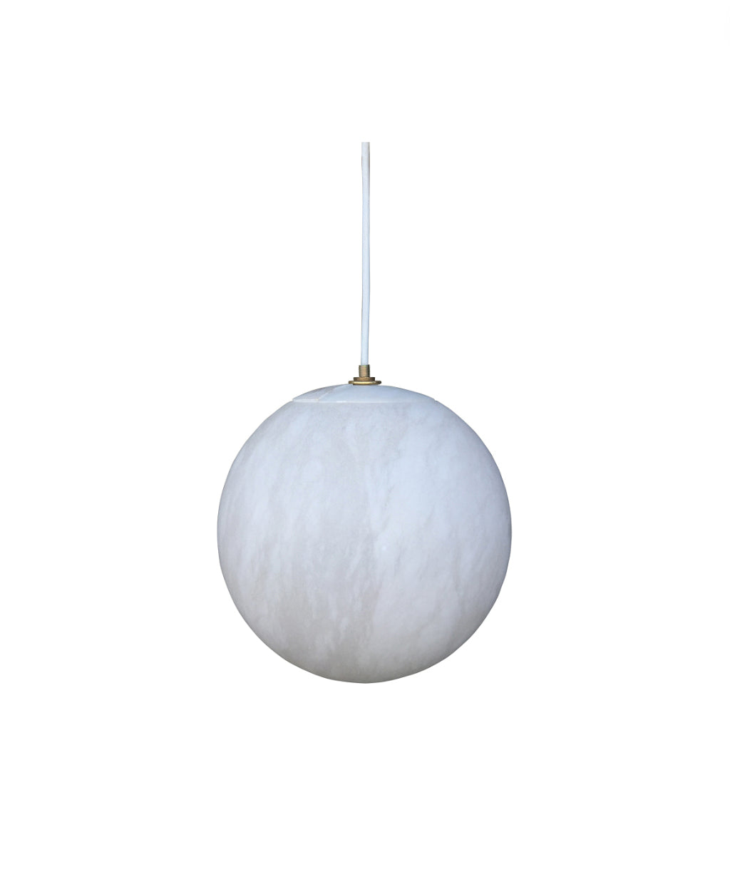 French Alabaster Globe Pendant