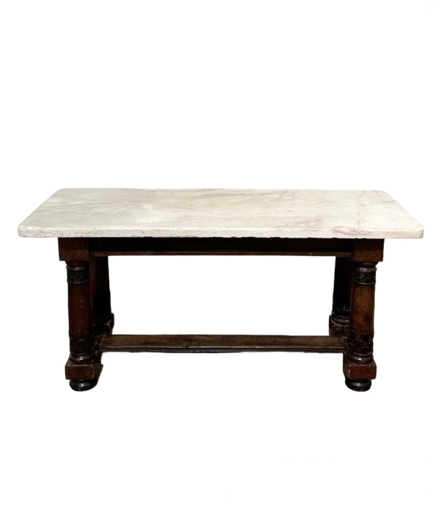 Exceptional French 19th Century Console with Marble Top