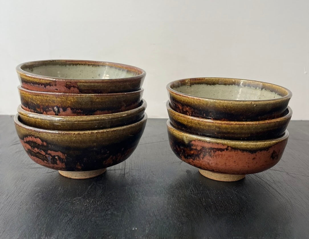 Set of (7) Handmade Studio Pottery Bowls