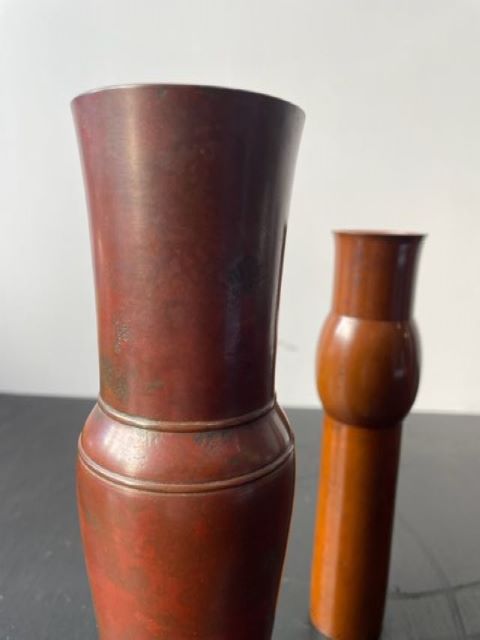 Set of (3)Japanese Bronze Vases