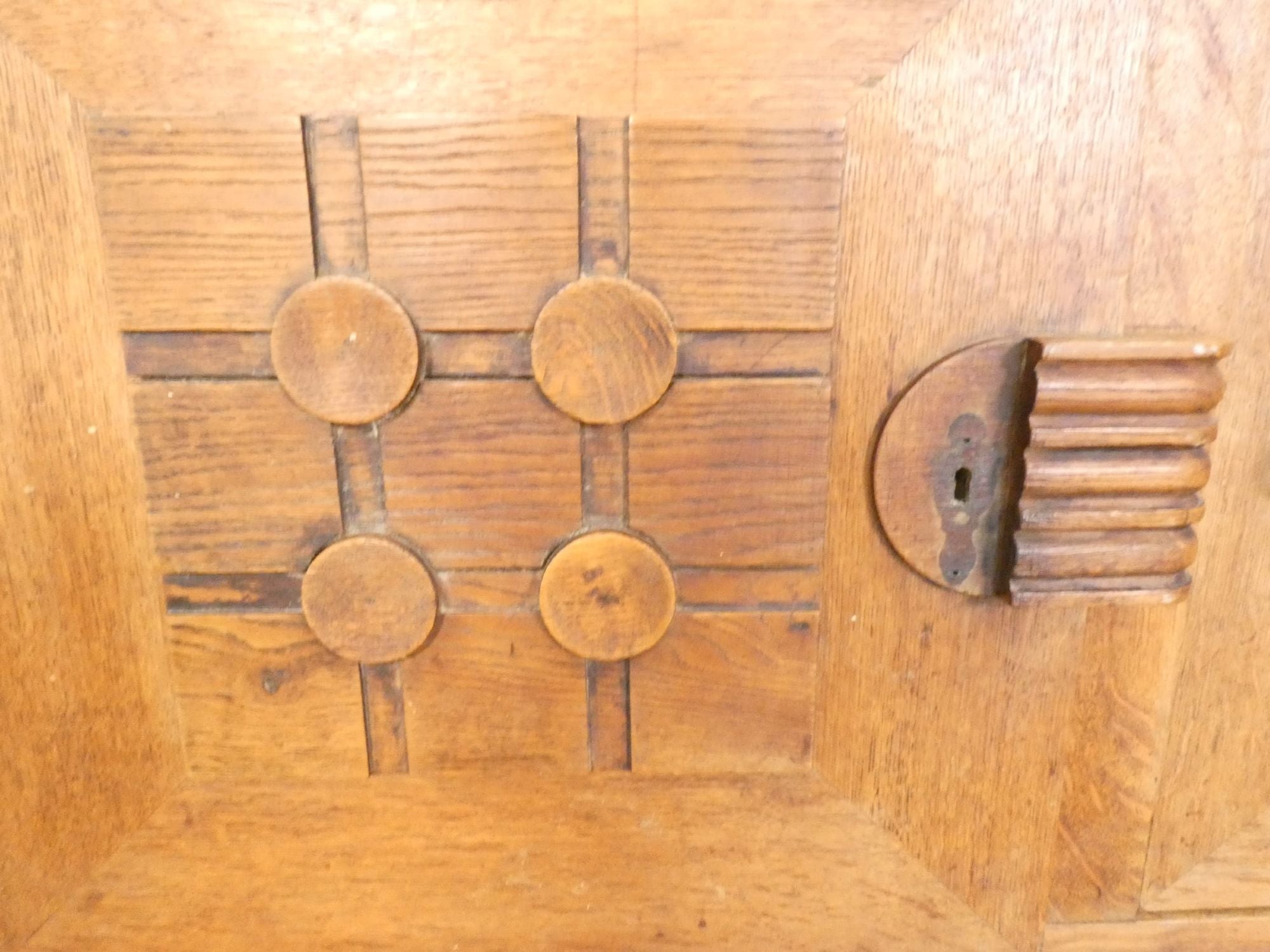 French 1940's Oak Sideboard