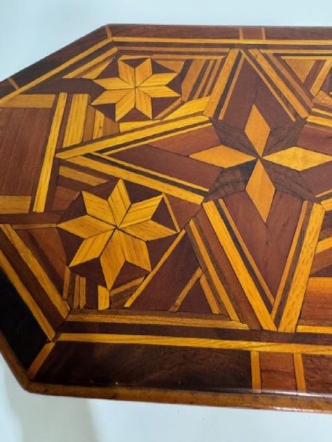 American 19th Century Inlaid Hardwood Box