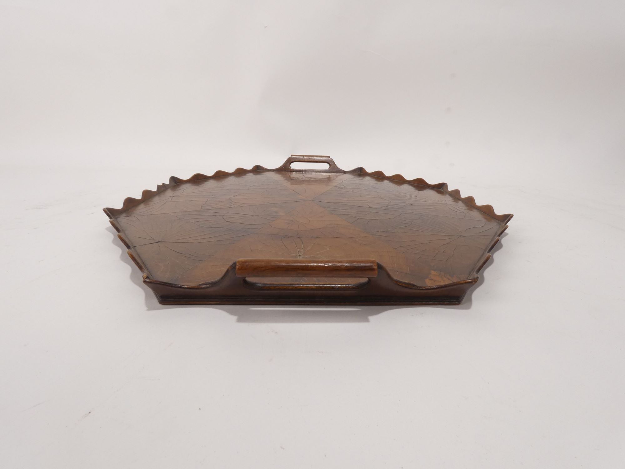 19th Century English Yew Tray