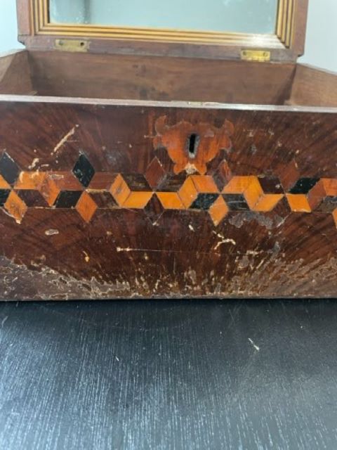 Antique Wabi-Sabi Inlaid Box