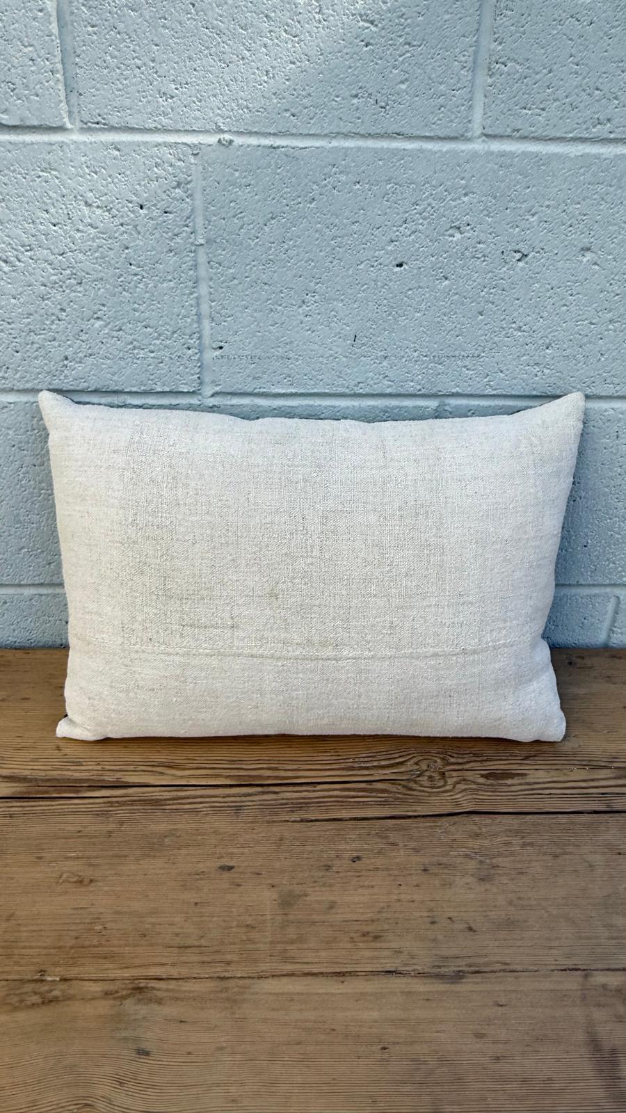 Vintage Japanese Indigo Textile Pillow