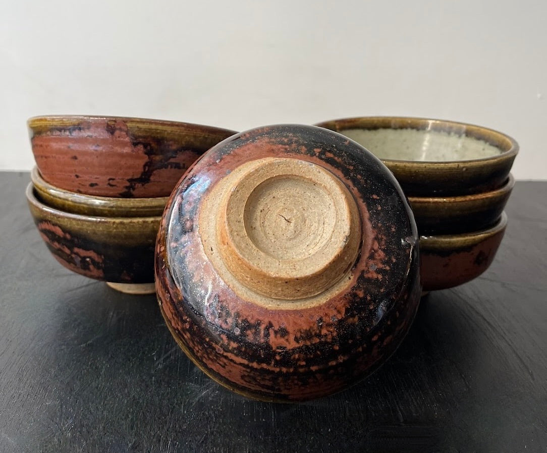 Set of (7) Handmade Studio Pottery Bowls