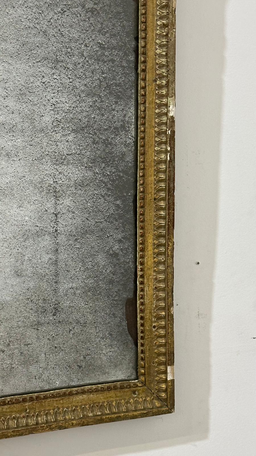 19th Century French Gilt Mirror