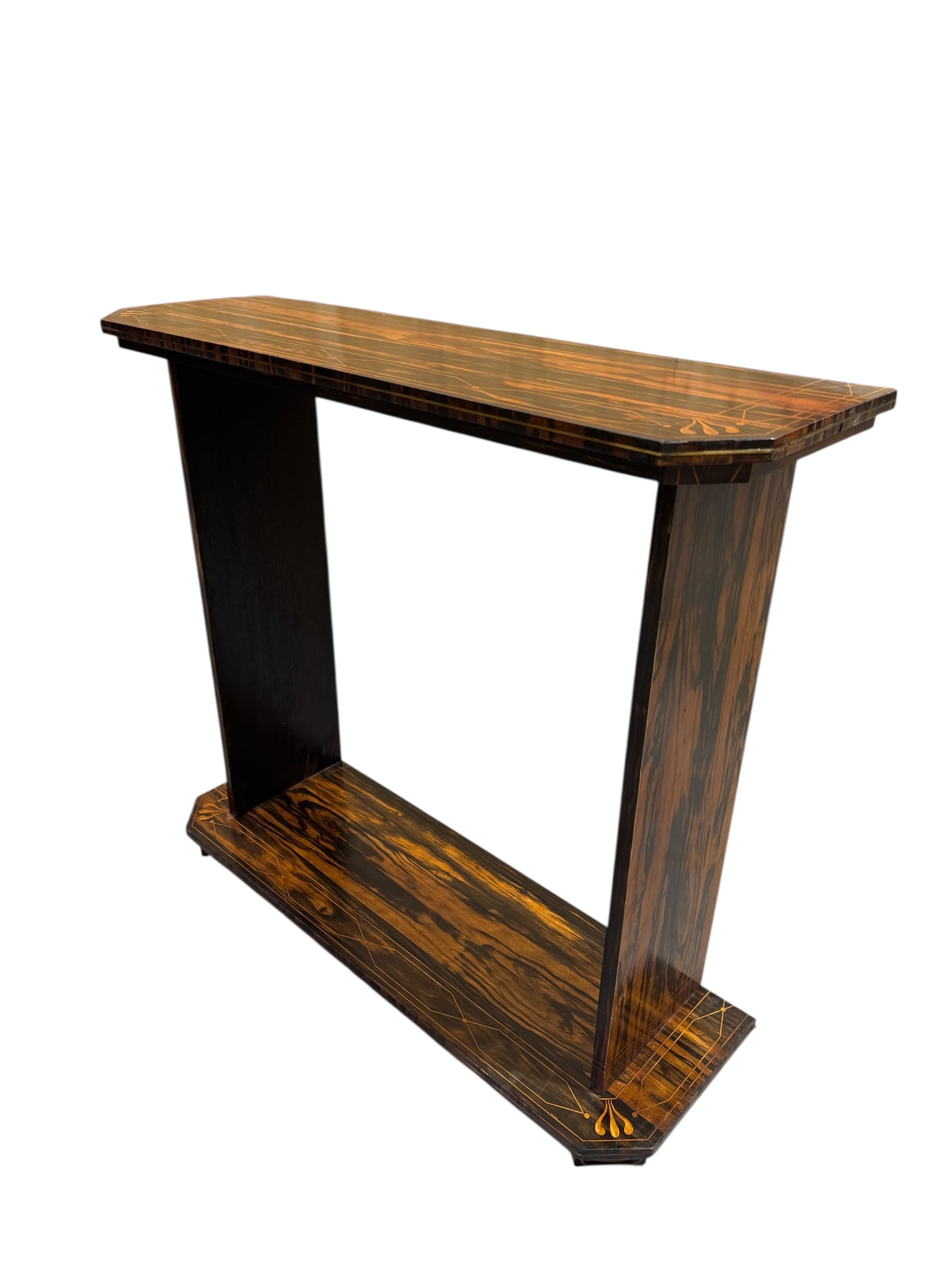 Fine Austrian Secessionist Macassar Wood Console