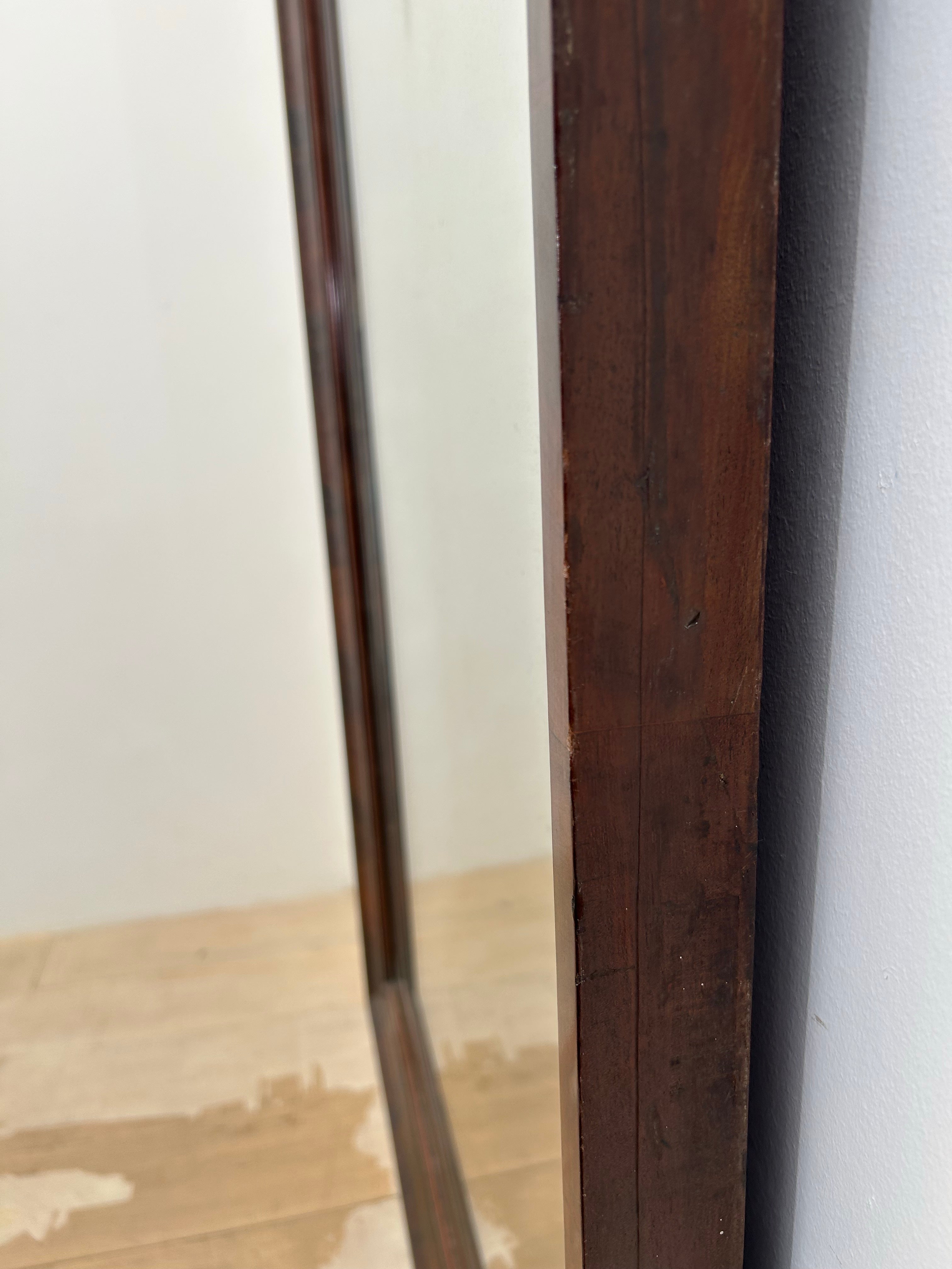 19th century English Burl Mirror