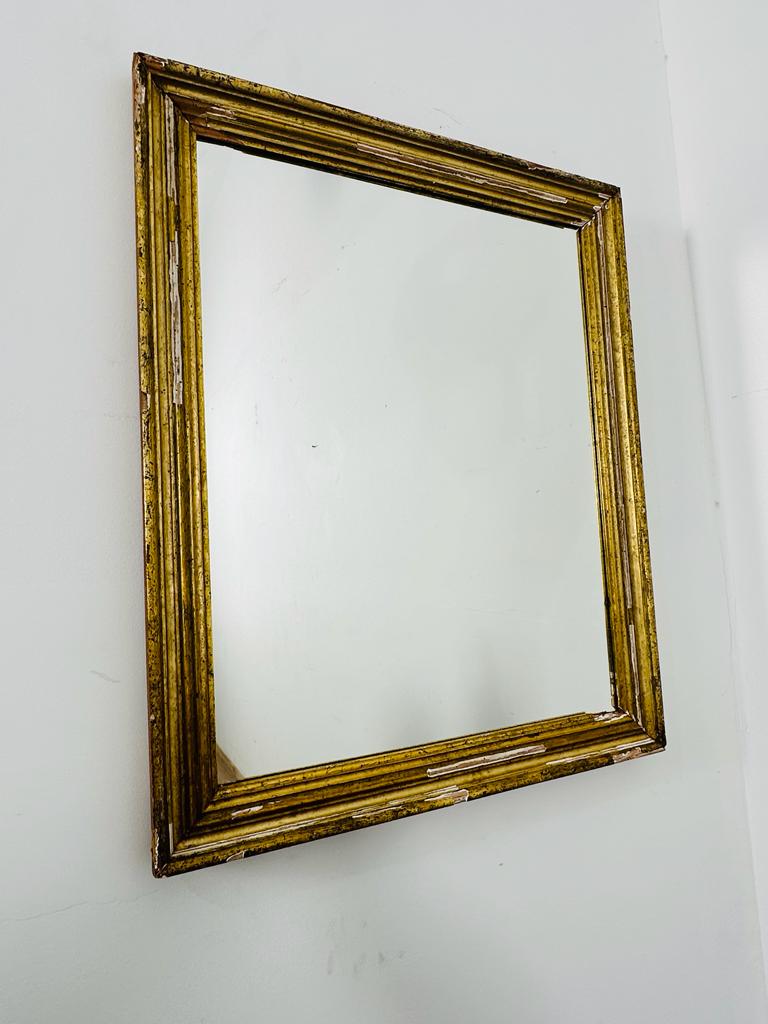 19th Century Spanish Gilt Wood Mirror