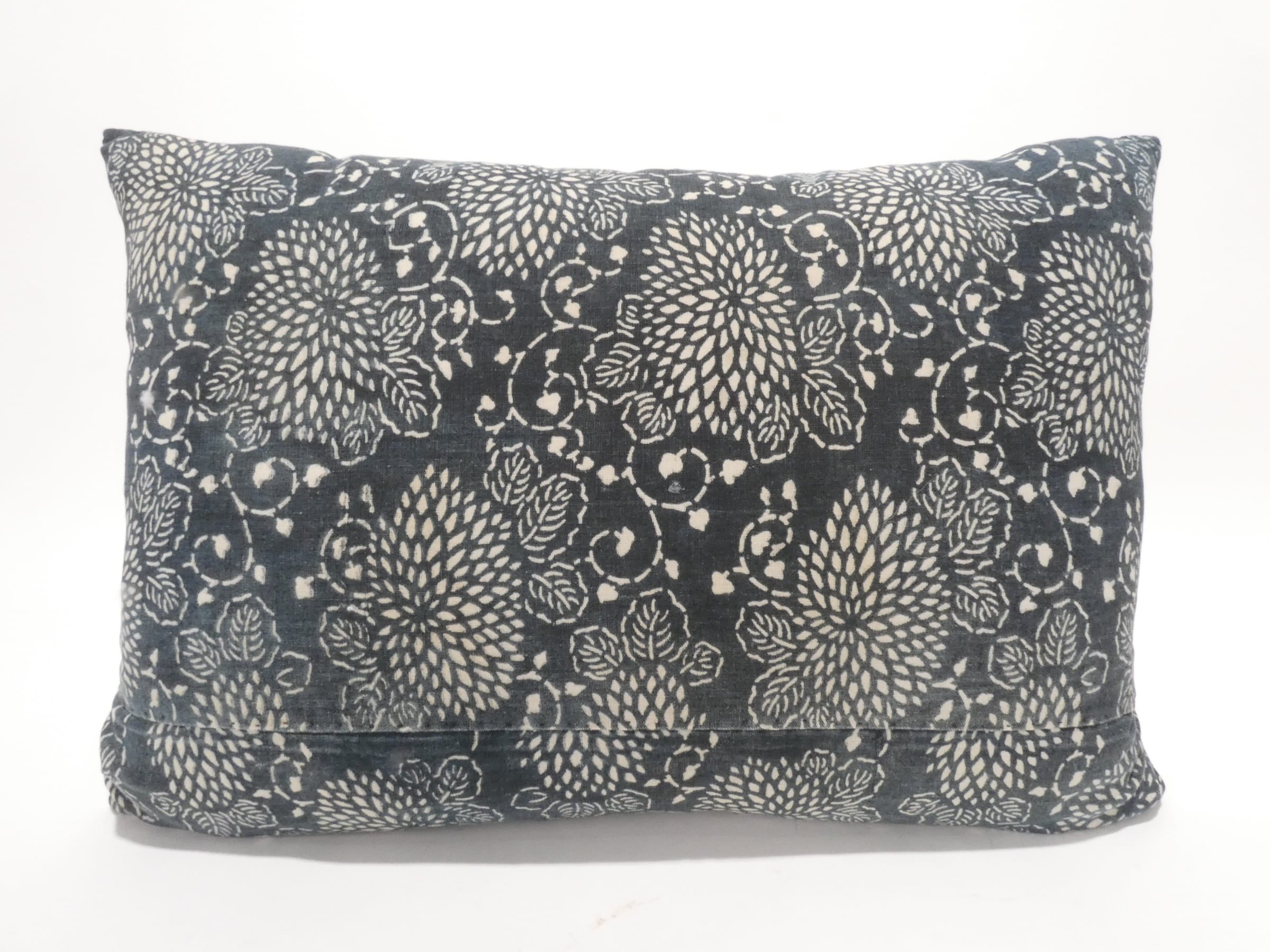 Antique Japanese Indigo Textile Pillow