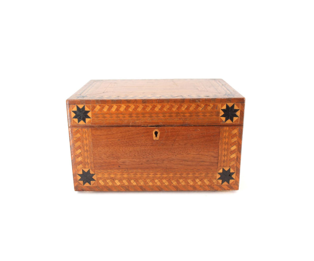 Fine Inlaid Marquetry 19th Century Box