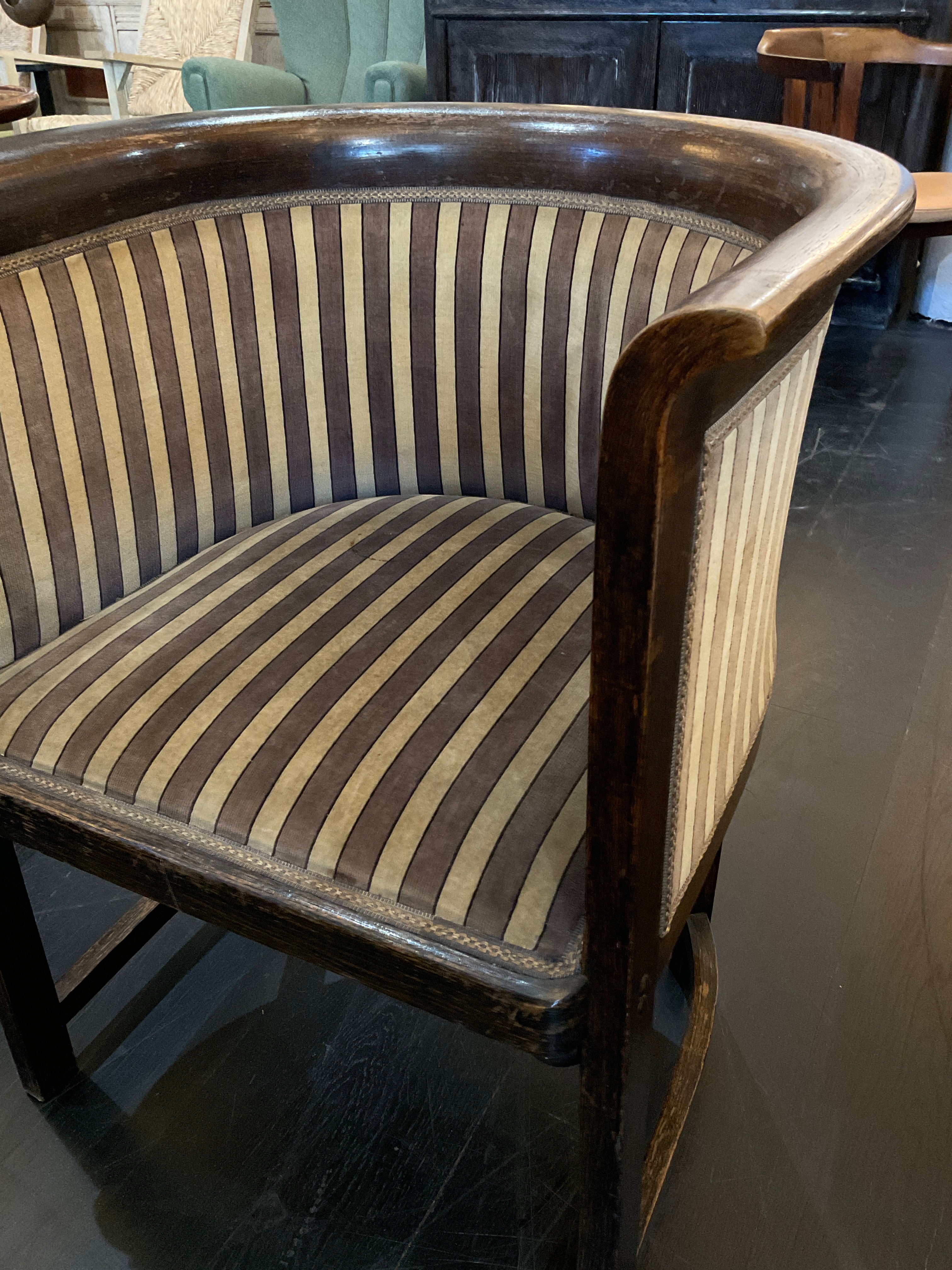 Stamped Josef Kohn, Pair of Viennese Secessionist Chairs