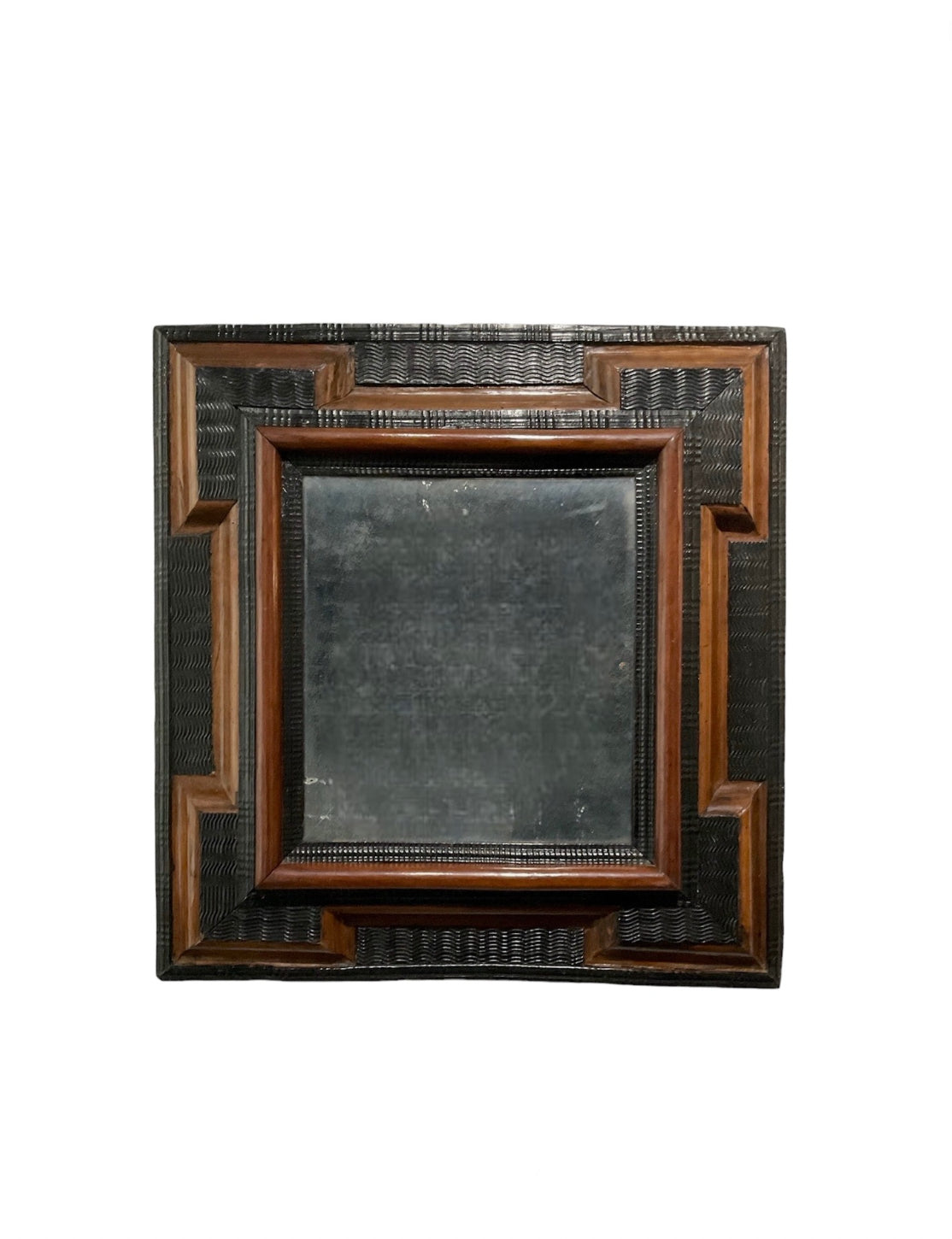 French Ebonized Wood Mirror