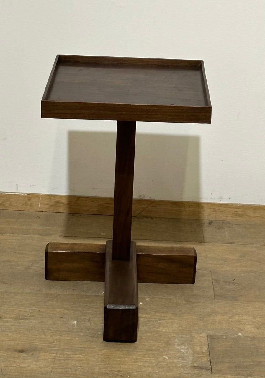 Lucca Studio Rhodes Walnut Side Table