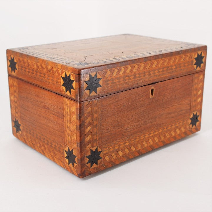 Fine Inlaid Marquetry 19th Century Box