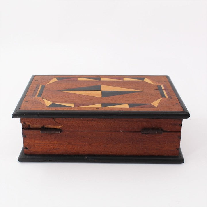 Inlaid 19th Century Wood Desk Box