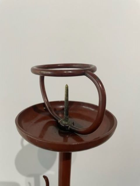 Pair of Early 20th Century Bronze Candle Stand