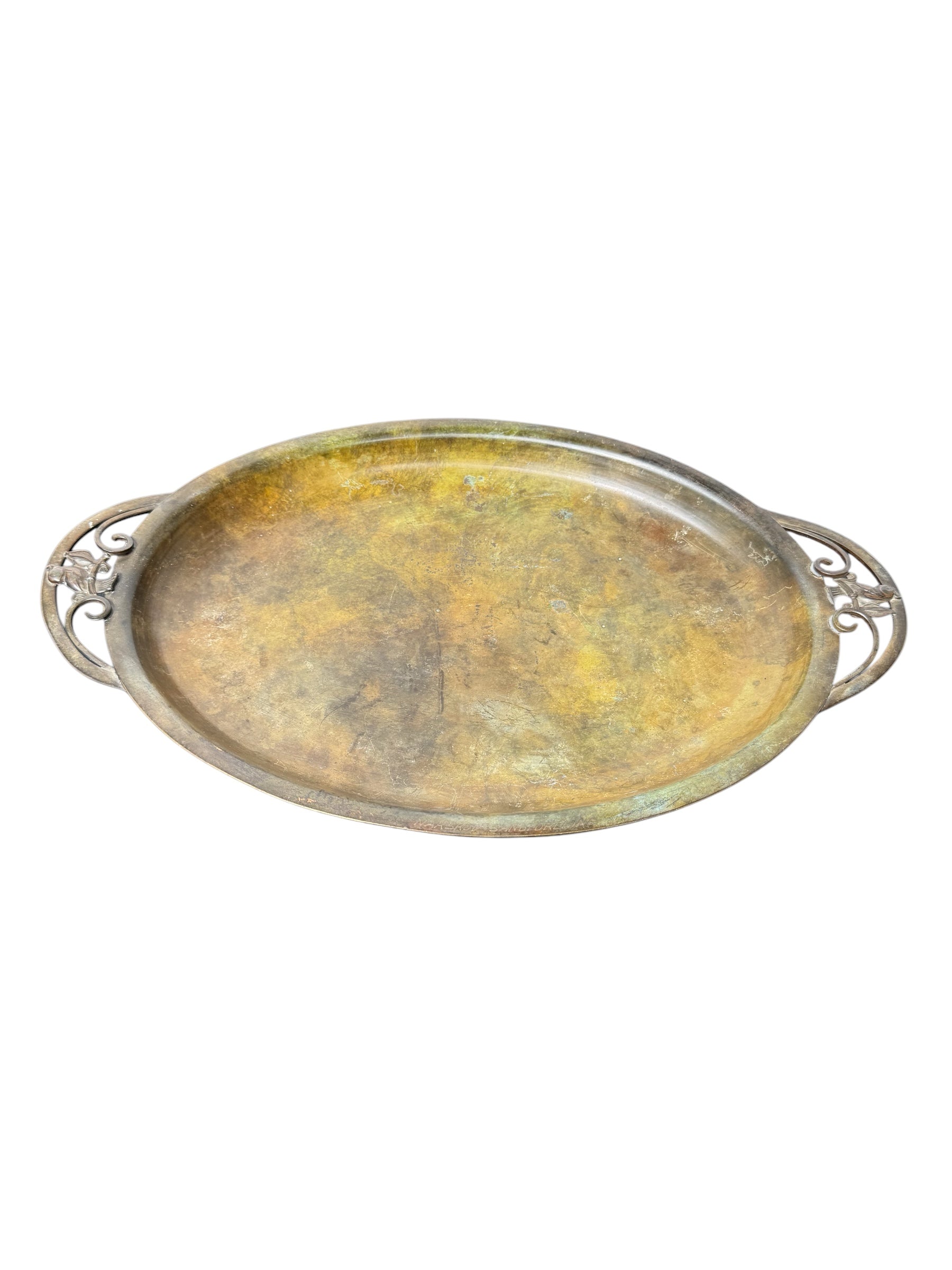 Art Nouveau Viennese Bronze Tray