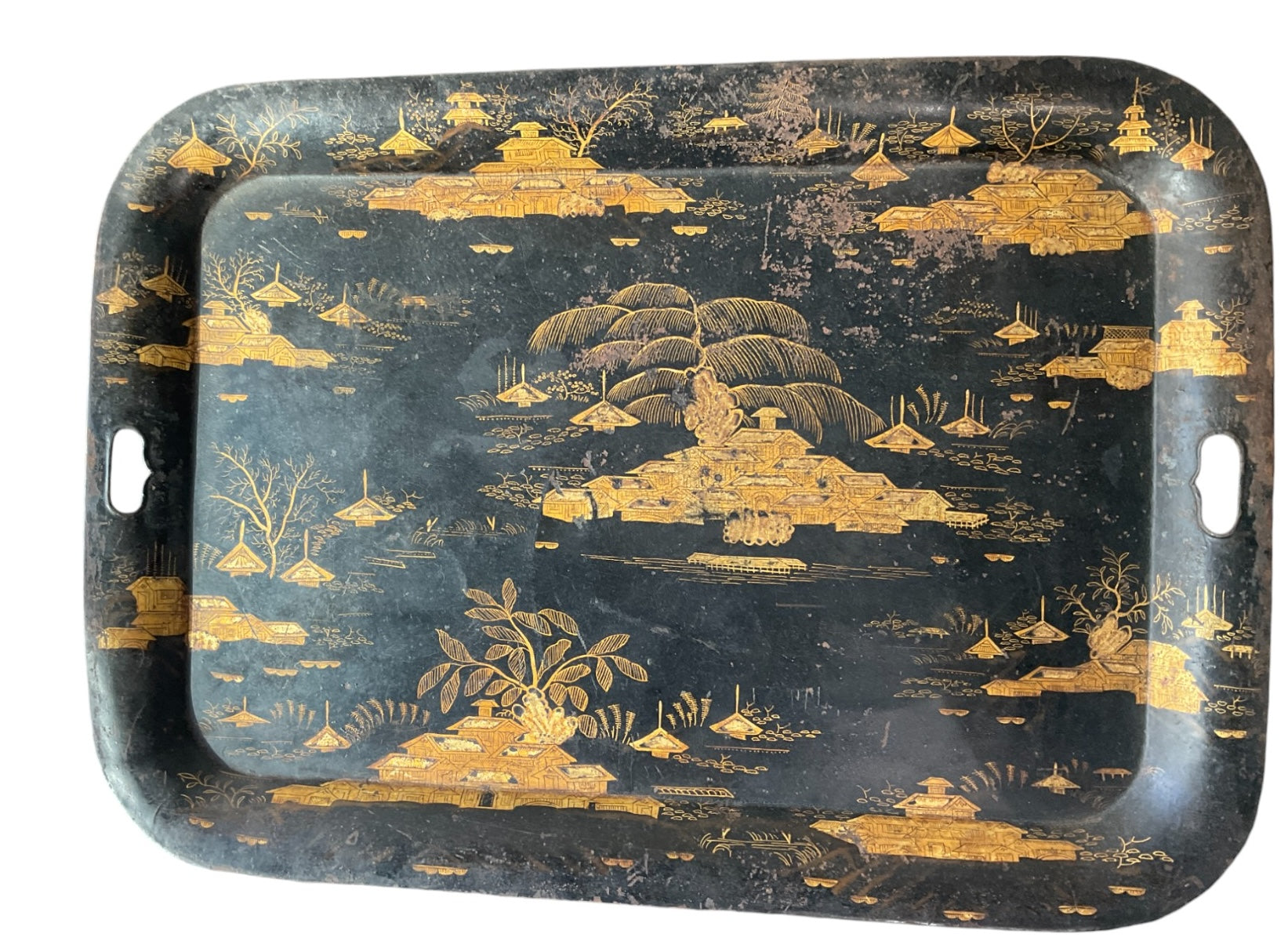 Large Chinoiserie Tray