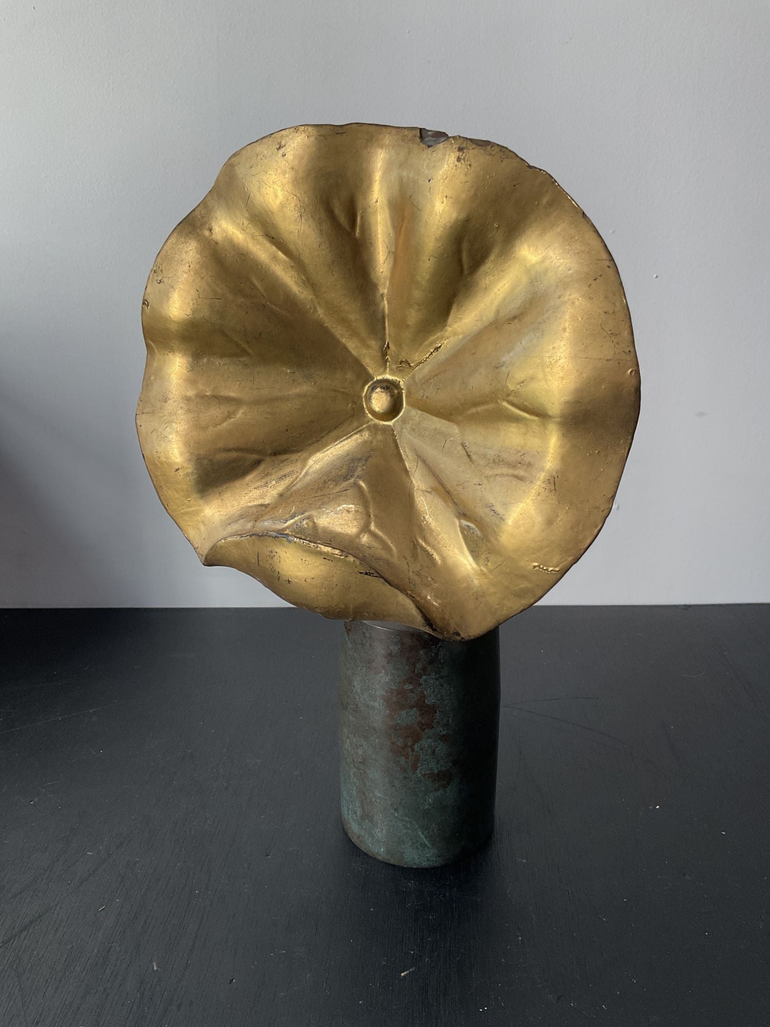 Exceptional 19th Century Gilt Wood Alter Flower