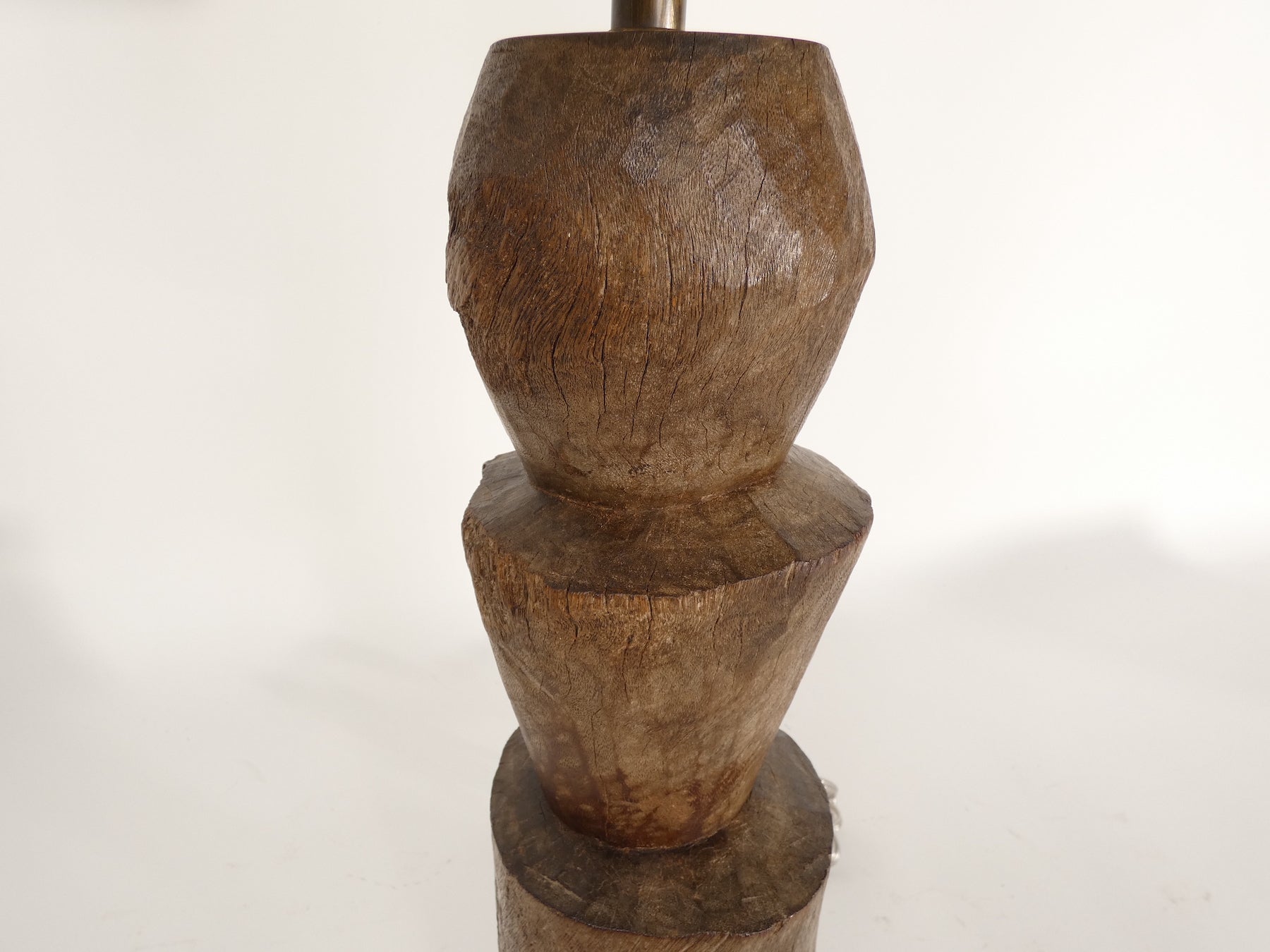 Lucca Studio Rabat Antique Wood Element Lamp