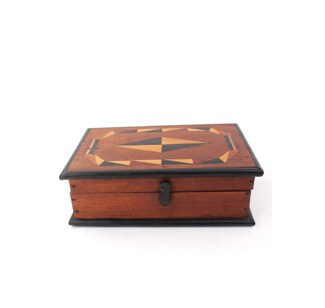 Inlaid 19th Century Wood Desk Box