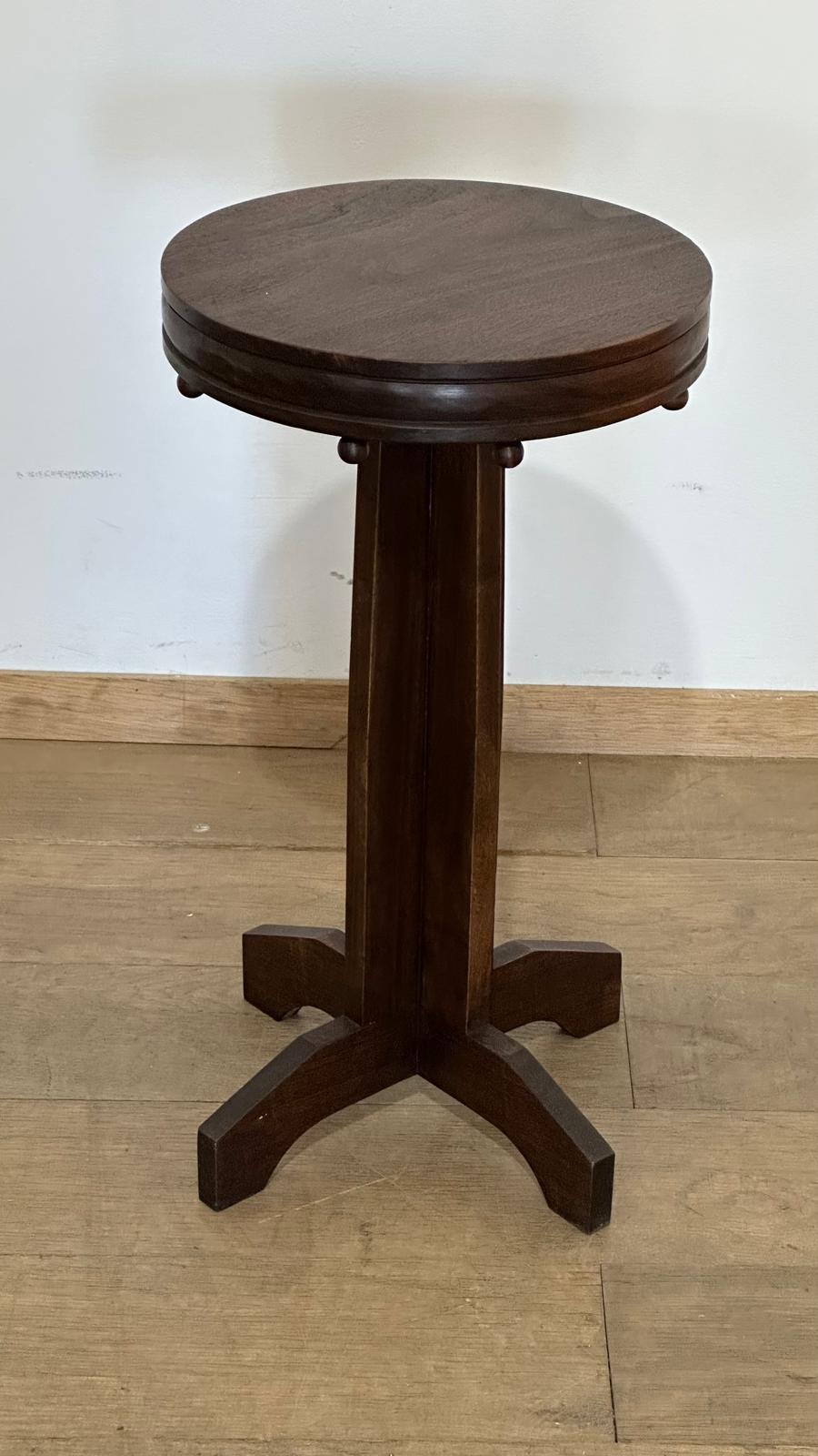 Limited Edition Walnut Deco Side Table