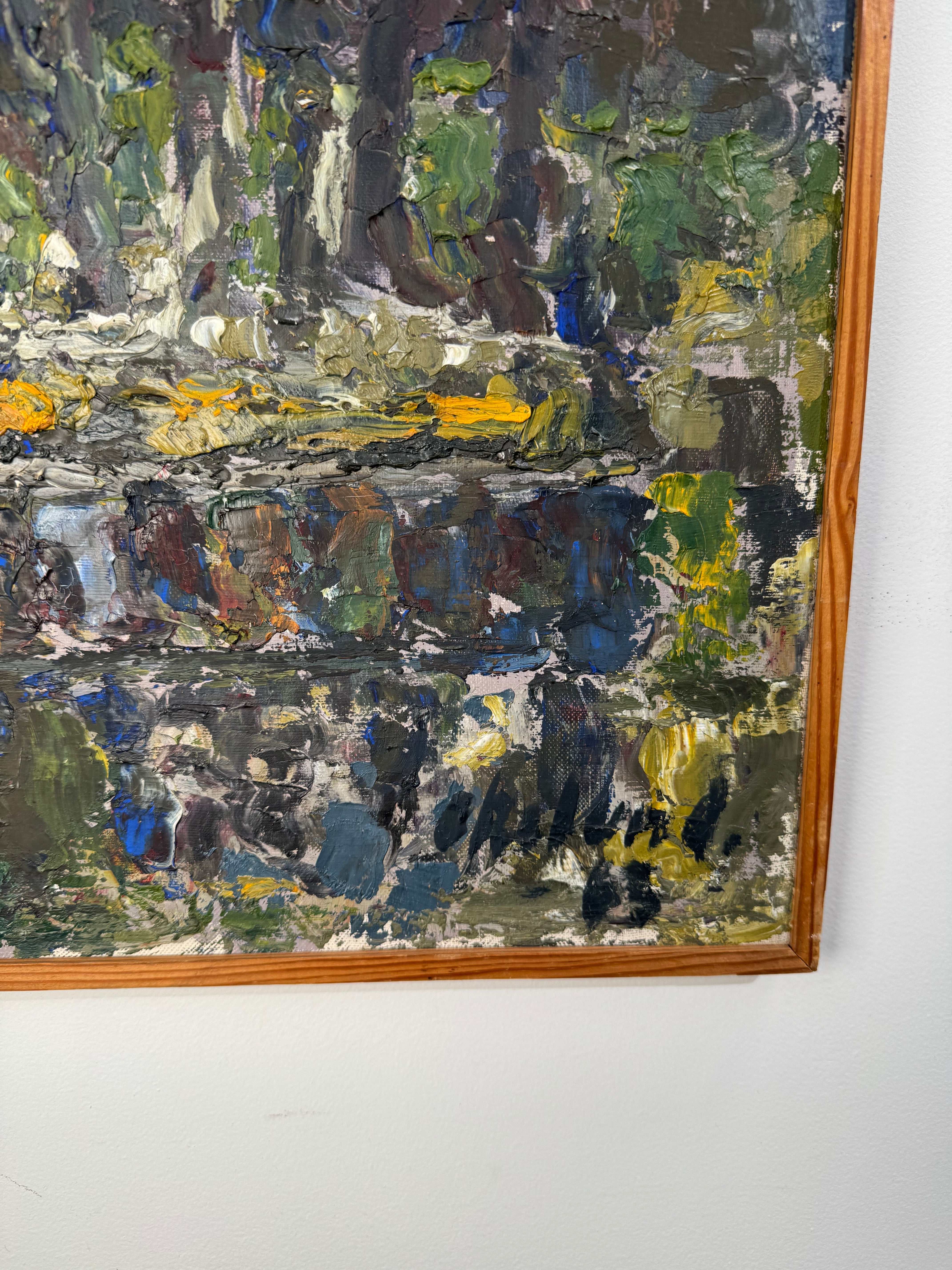 Vintage Danish Ekelund Painting