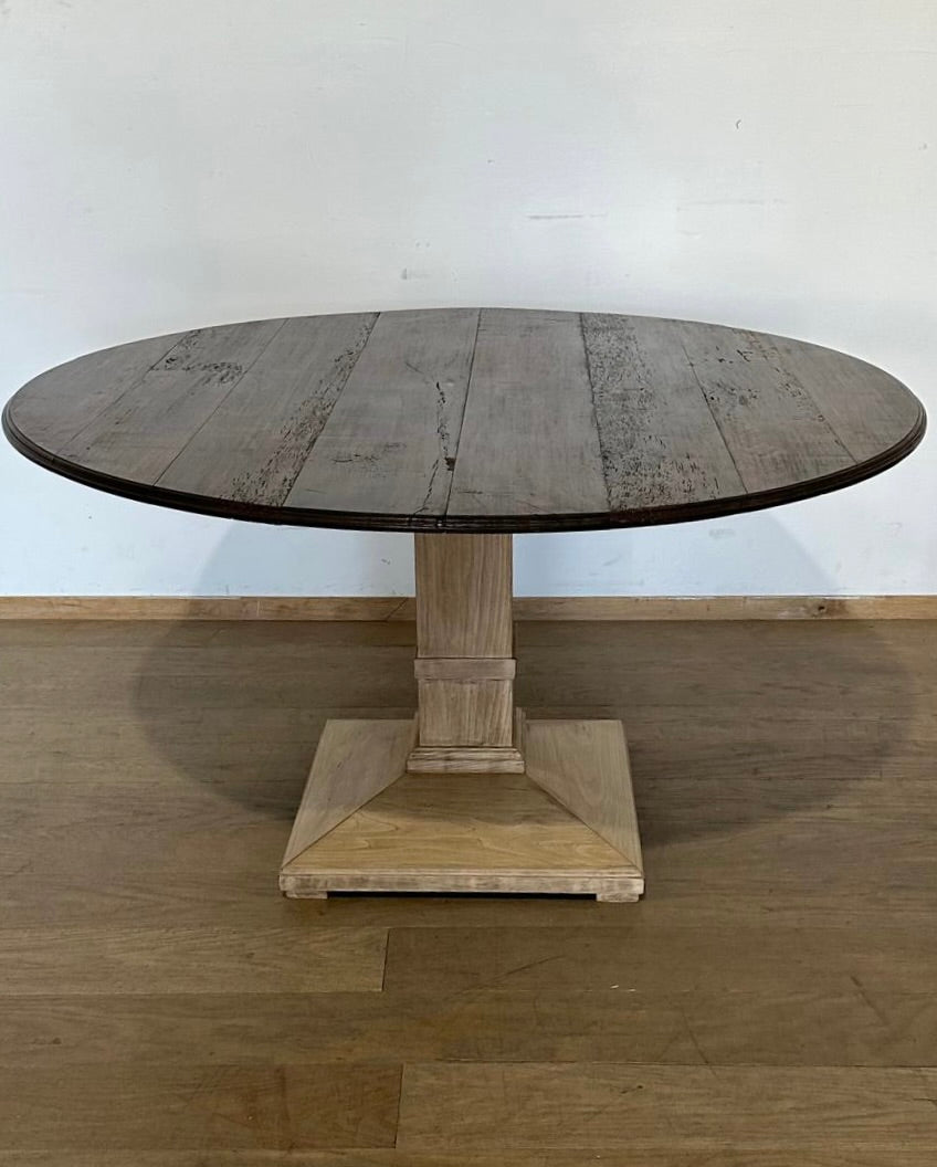 Exceptional 18th Century Walnut Top Dining Table