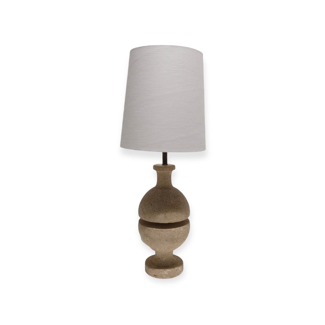 French Vintage Stone Lamp