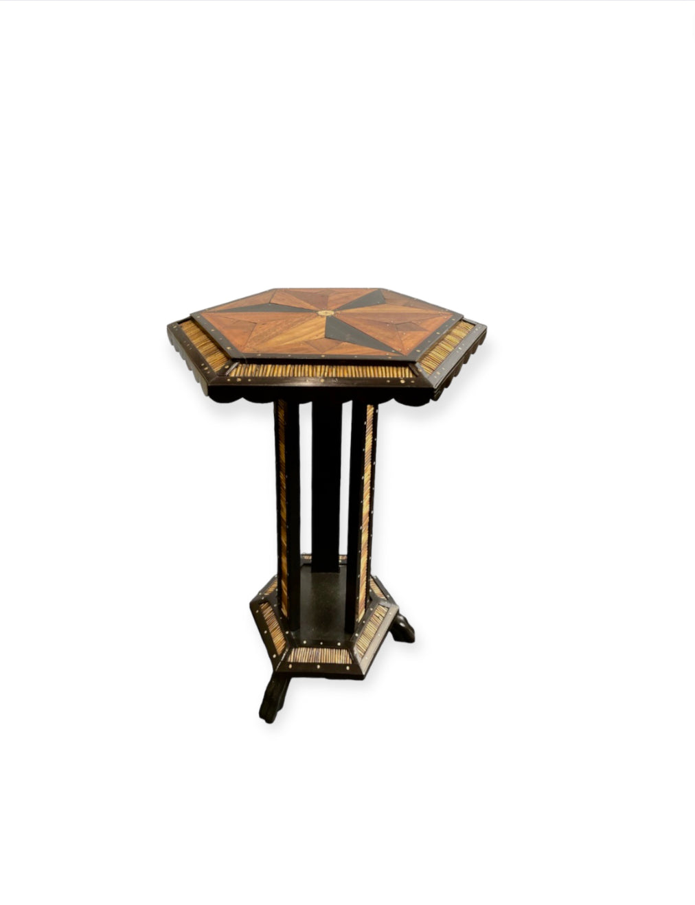 19th Century Anglo Indian Porcupine Quill Side Table