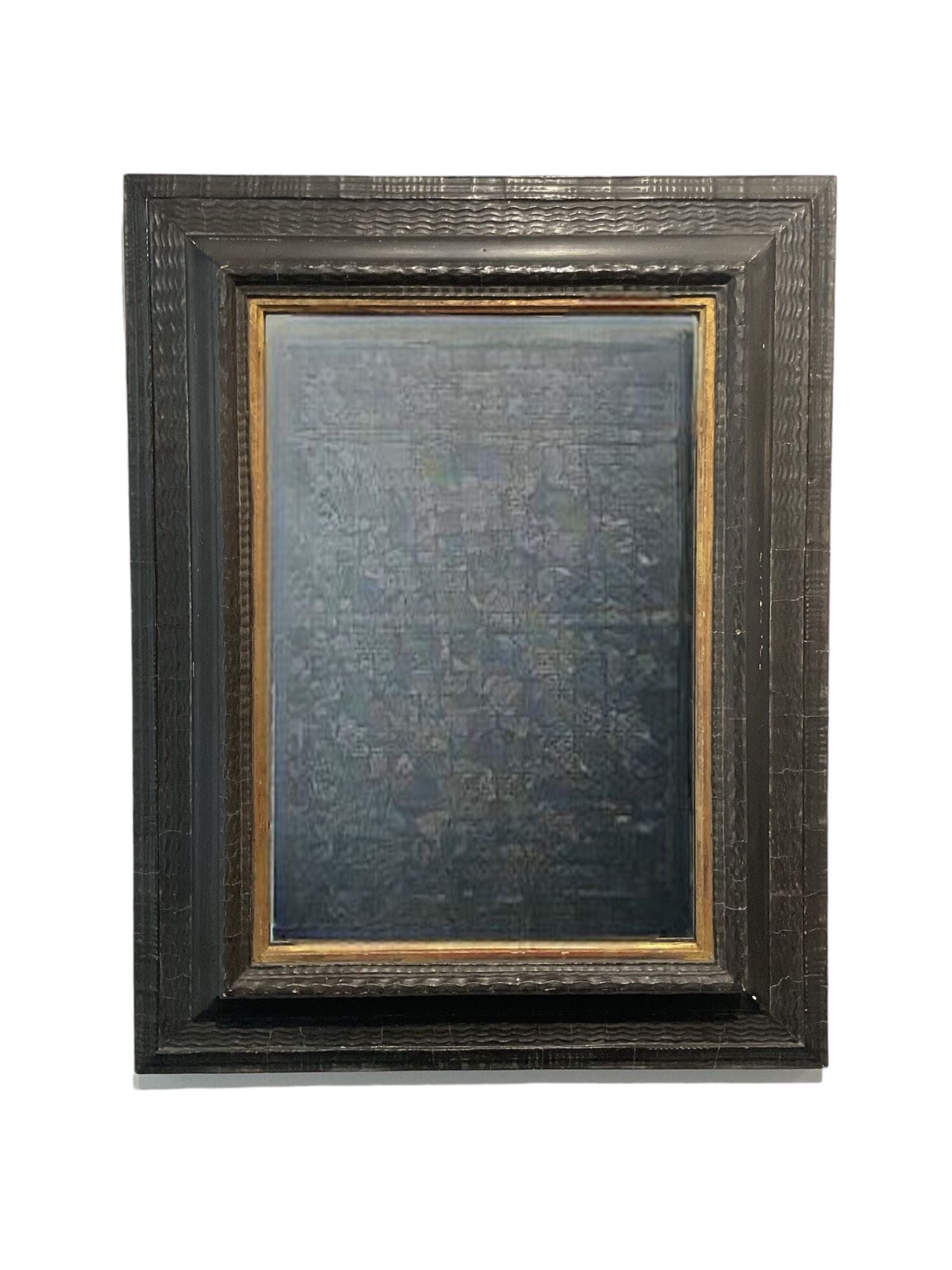 French 19th Century  Ebonized Mirror