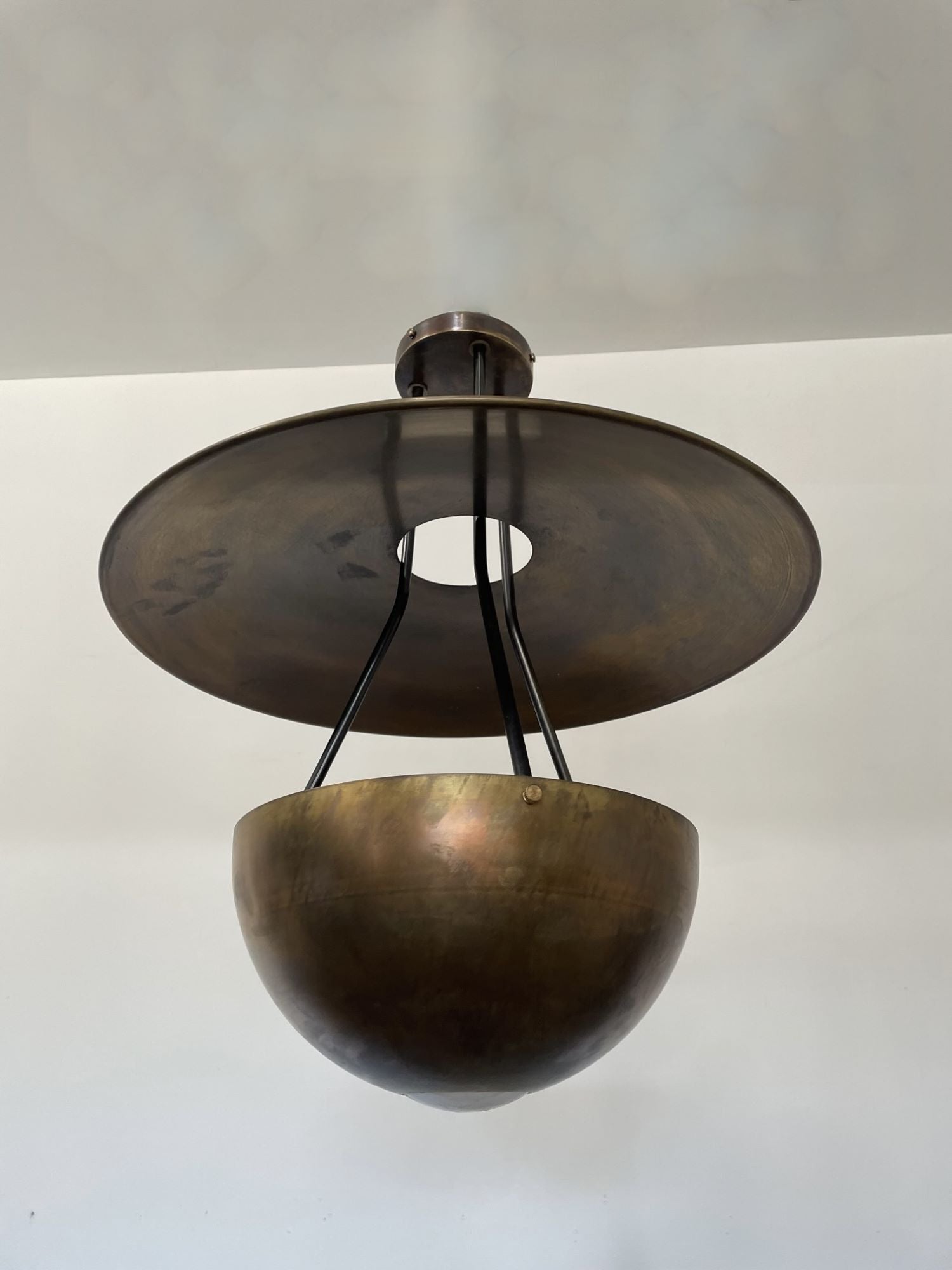 Lucca Studio Adele Bronze and Copper Pendant/ Flush Mount