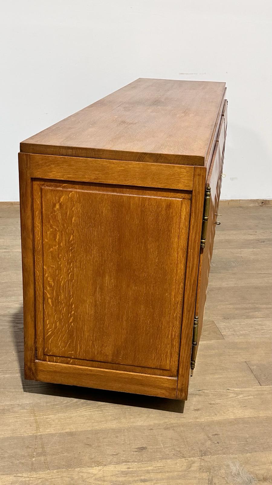 French 1940's Oak Sideboard