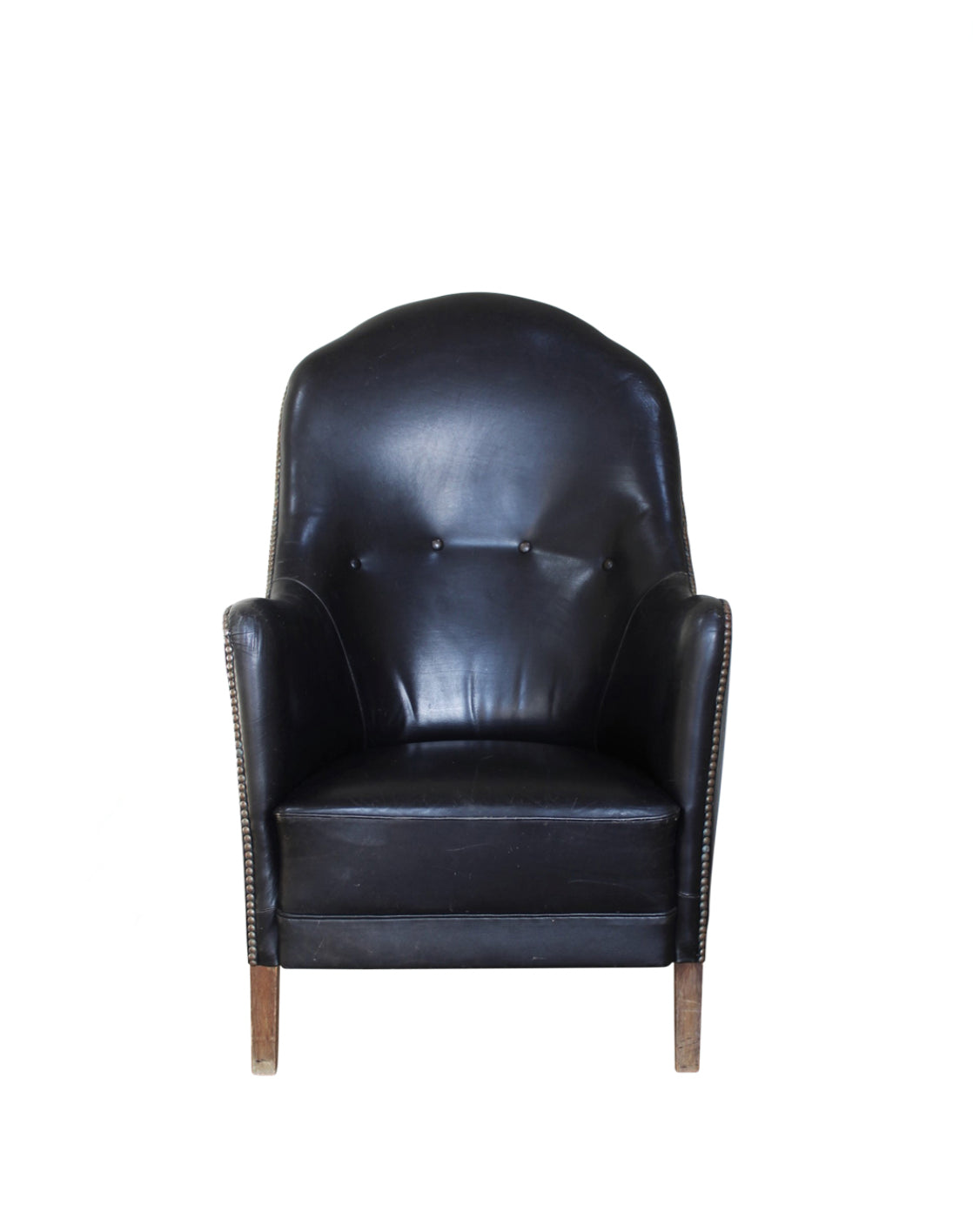 Vintage Danish Leather Arm Chair