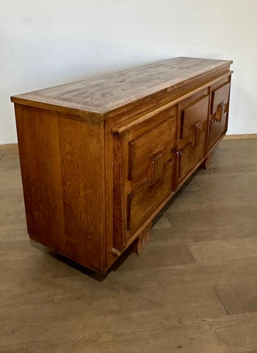 French 1930's Oak Sideboard