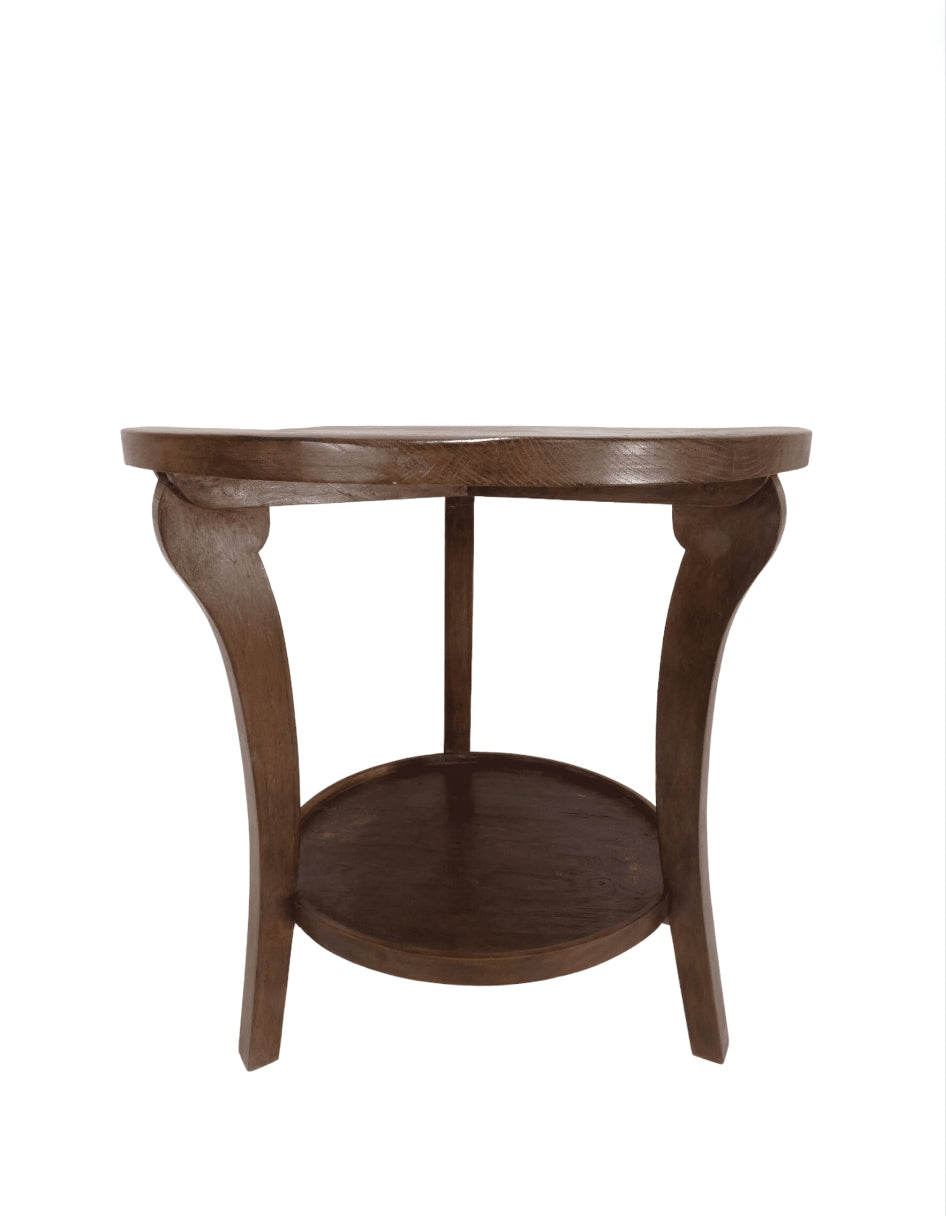 Lucca Studio Eloise Walnut Round Side Table