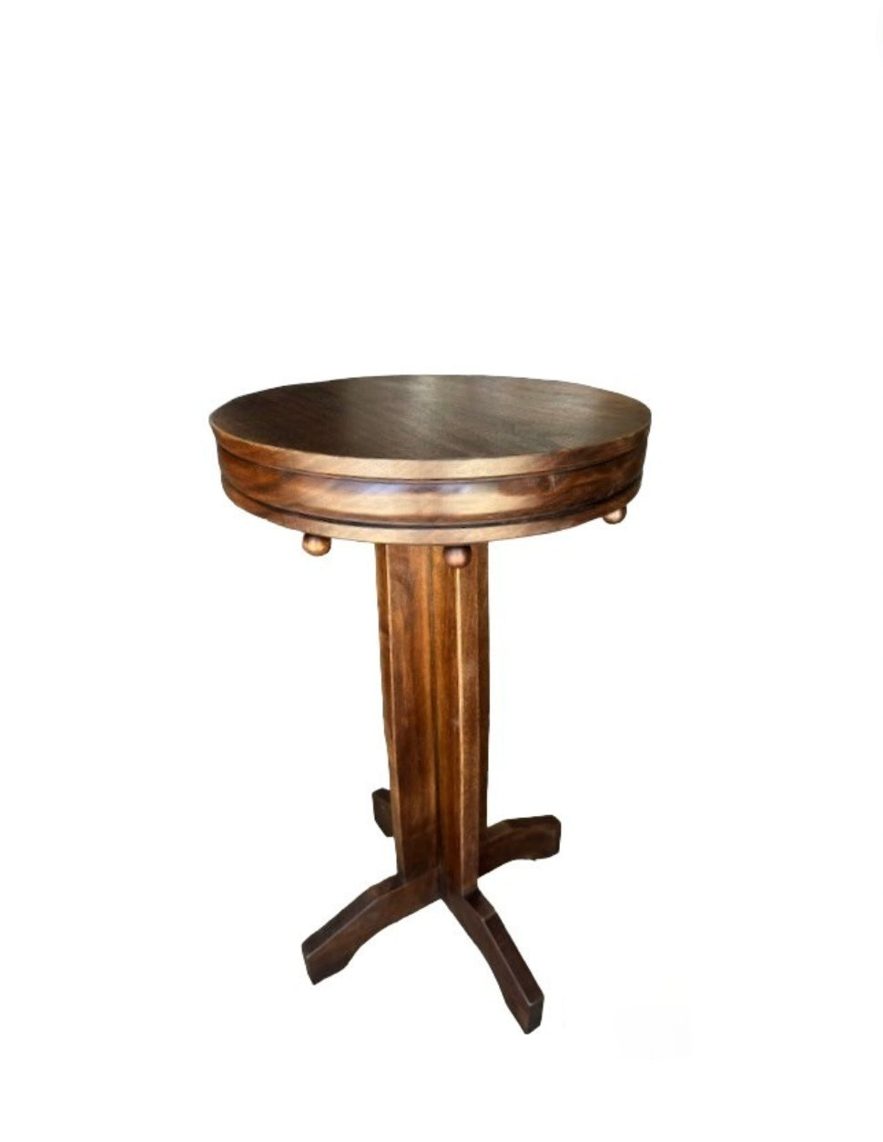 Limited Edition Walnut Deco Side Table