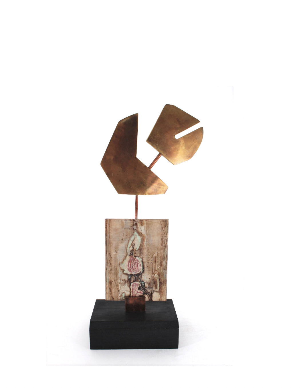 Limited Edition Mixed Metals Modernist Sculpture