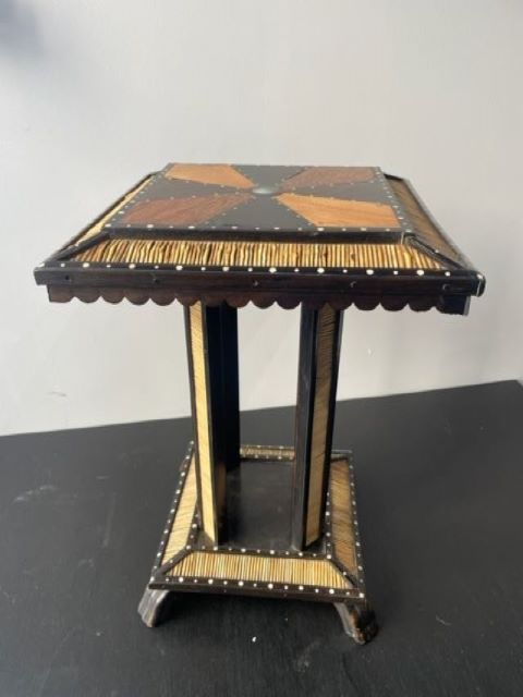 19th Century Anglo Indian Porcupine Quill Side Table