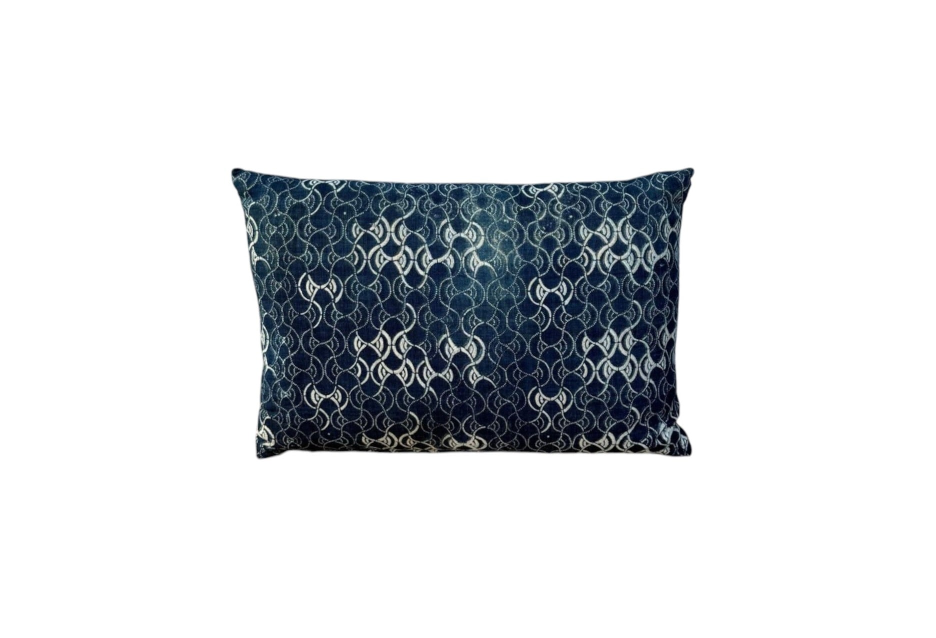 Vintage Japanese Indigo Textile Pillow